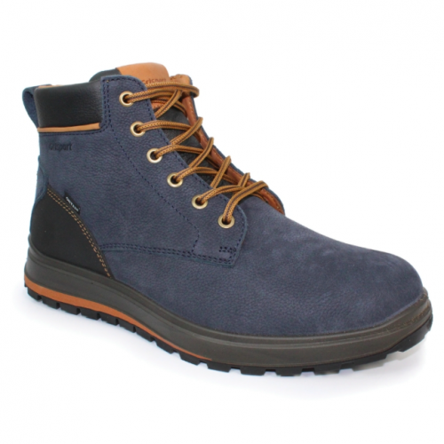 blue hiking boot