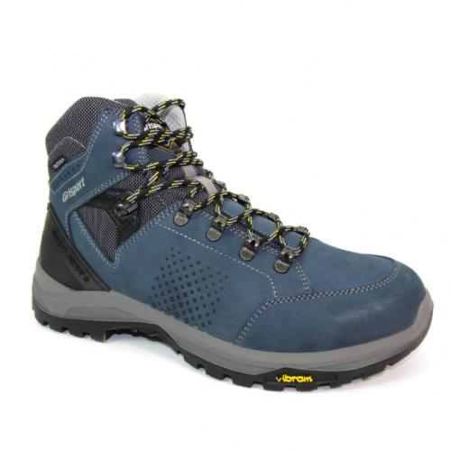 blue hiking boot