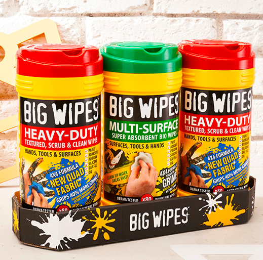Big Wipes Triple Pack Of Hand Wipes